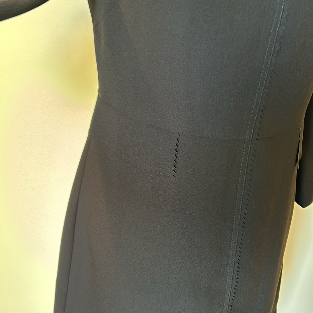 BOGO Banana Republic Black Shift Dress with Scallop Detail - Picture 6 of 9